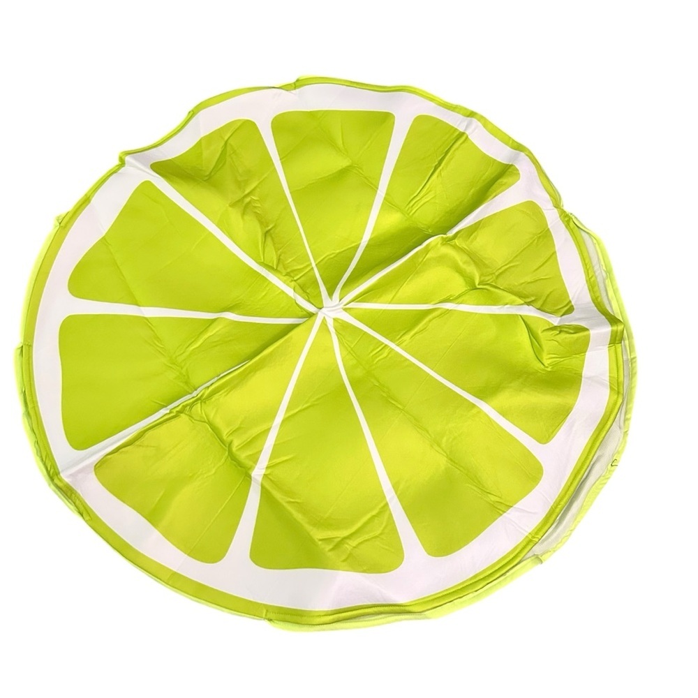 Lime Slice Round One Size Costume - Bright Lime Green - Picture 2 of 3
